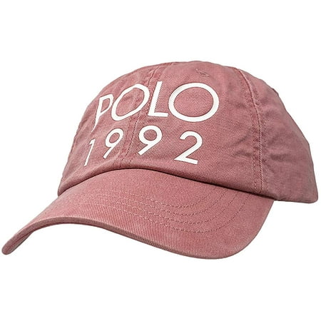 Polo Ralph Lauren Classic Sport Cap Polo 1992 Adjustable, Red/White One Size