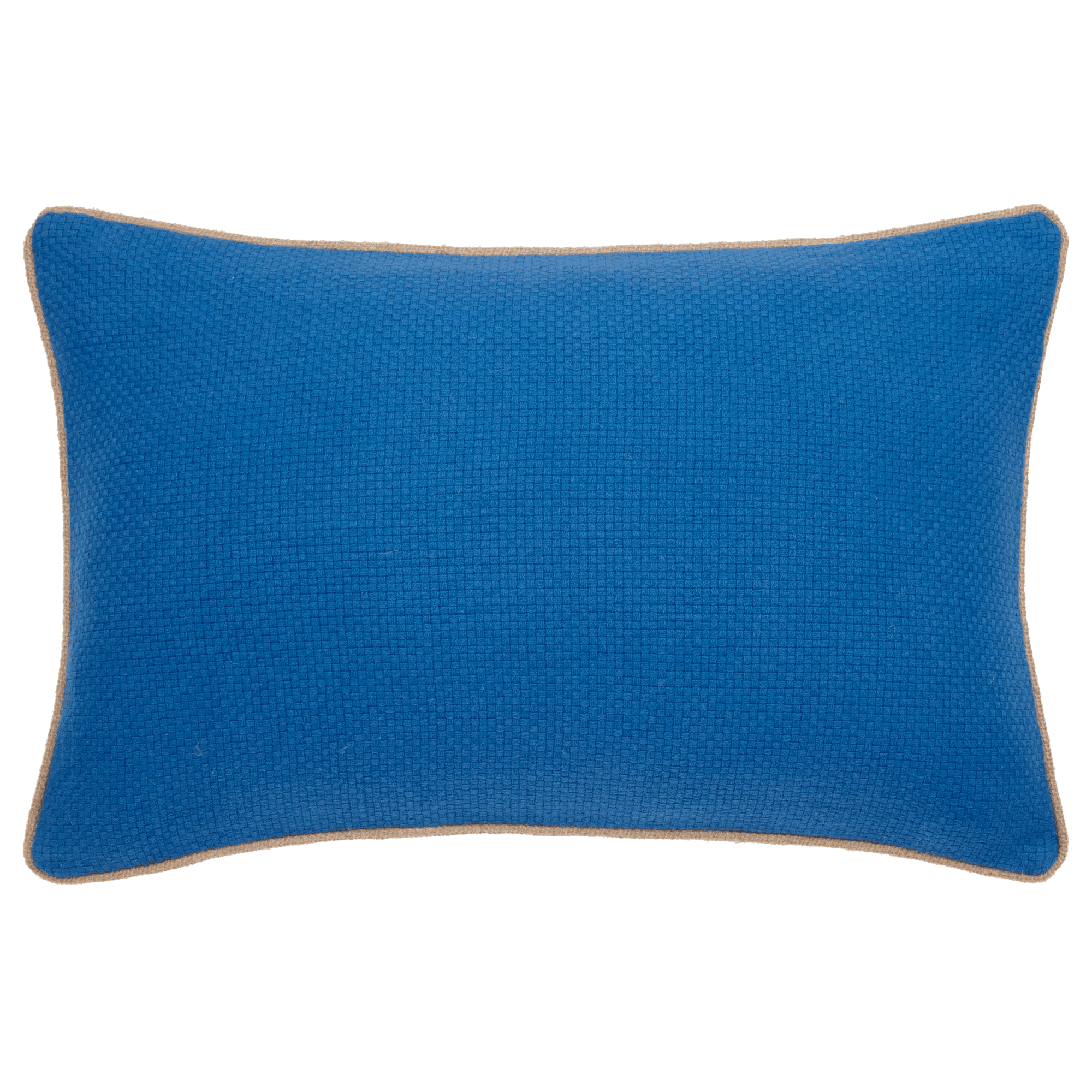 Bouclair Outdoor Blue Duke Decorative Lumbar Pillow 13x20 in