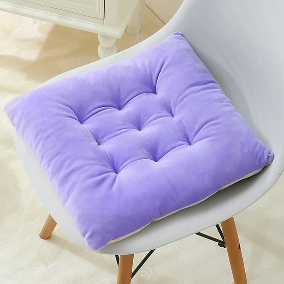 Cagogo under $5 Plush Seat Cushion, Plush Seat Cushion, Short Pile Chair Pad, Office Chair Cushion, Teen Desk Chair Cushion, Non-Slip Strap Cushion, Thick Comfortable Seat Pad