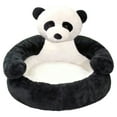 thumbnail image 1 of Pet Supplies Cozy Panda-Themed Bed with Arm Rests for Indoor Cats & Small Dogs Washable Cuddler Bed with Bottom -Functional Design, 1 of 4