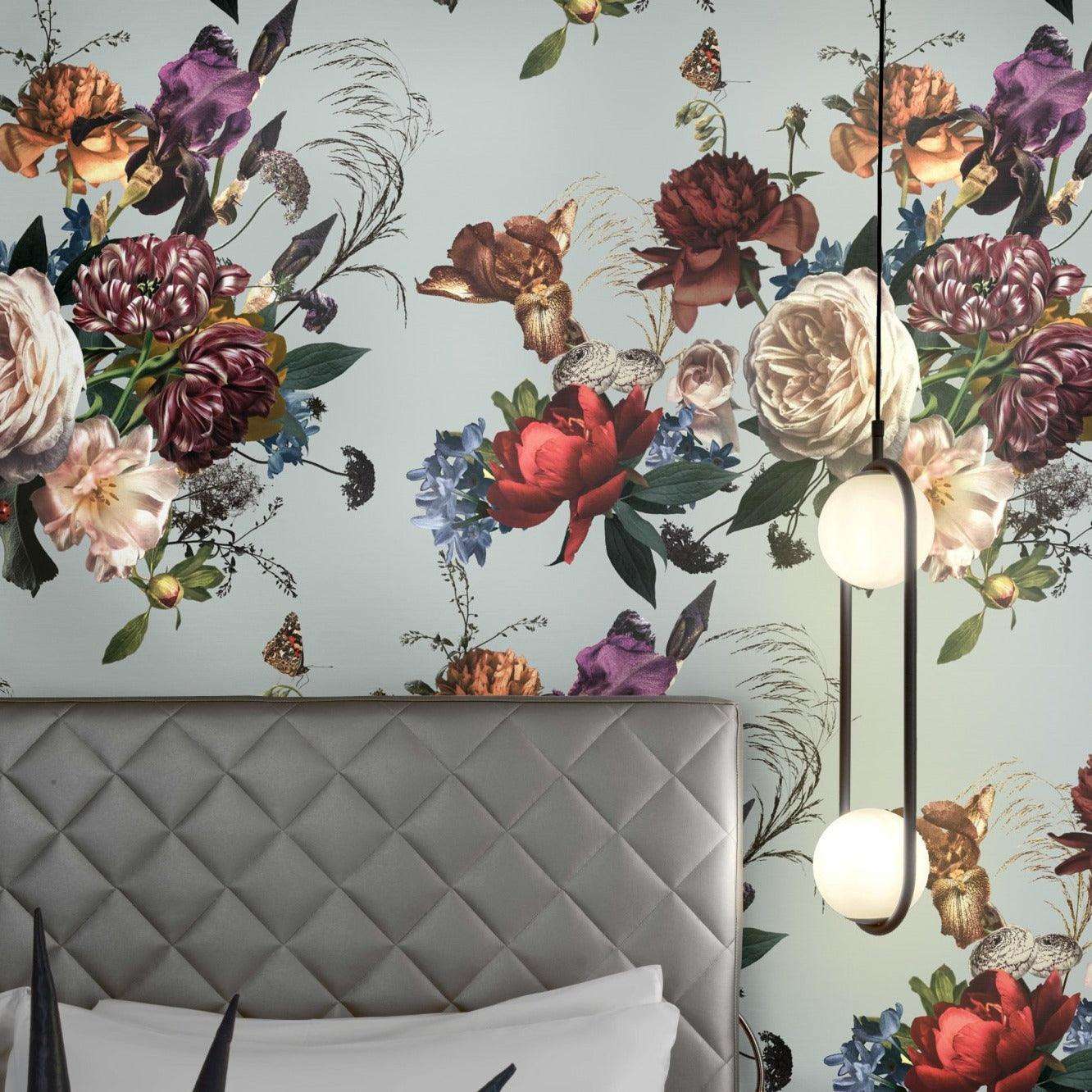 Renaissance Floral Wallpaper