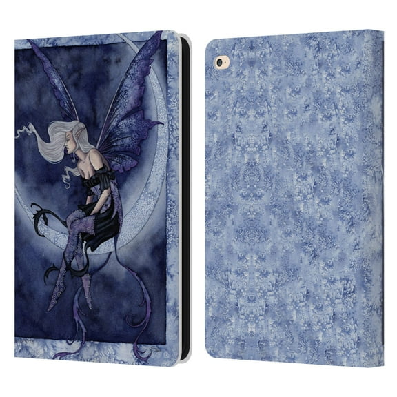 Head Case Designs Officially Licensed Amy Brown Pixies Moonsprite Leather Book Wallet Case Cover Compatible with Apple iPad Air 2 (2014)