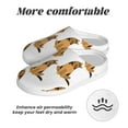 thumbnail image 6 of Yiaed German Shepherd Dog Print Slippers Fuzzy Warm Cozy Slippers Non Slip House Slippers For Indoor Outdoor Slippers House Slippers-11, 6 of 7