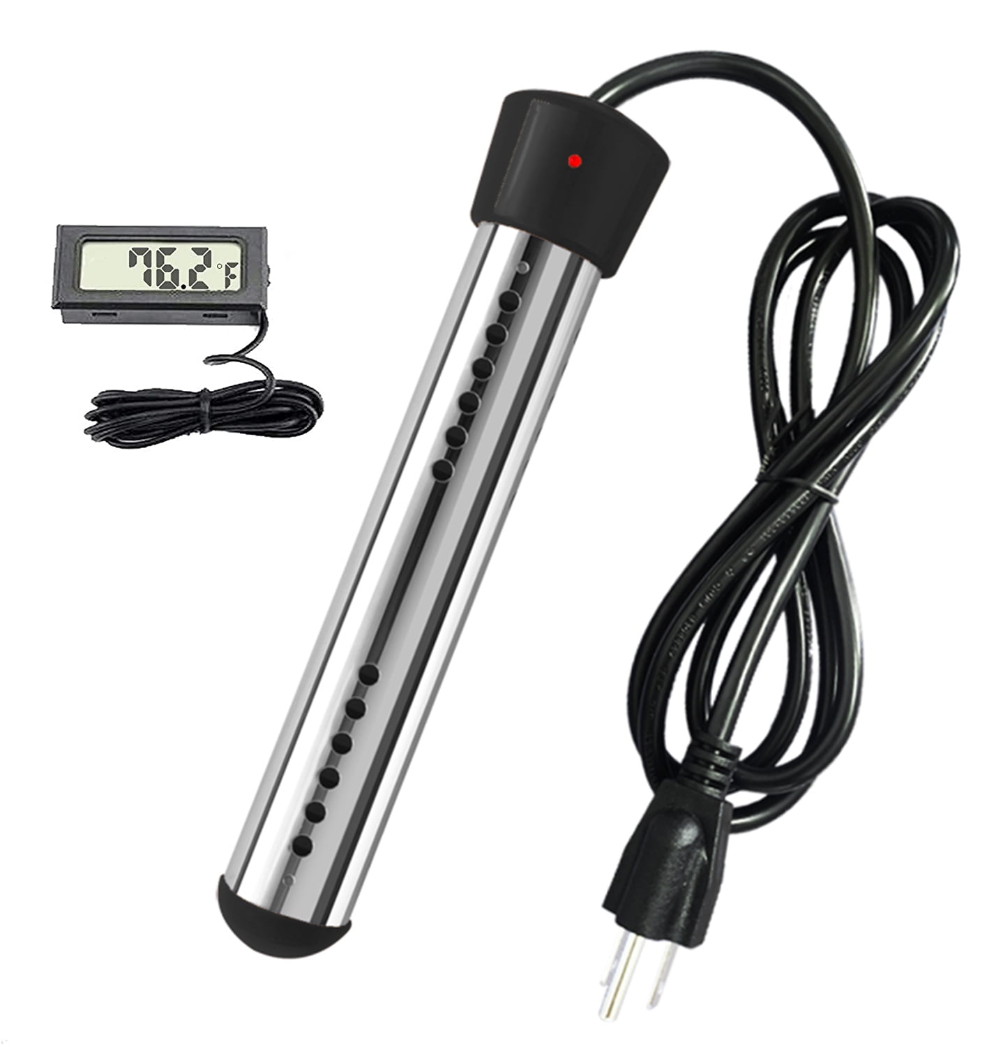 Fully Immersed While Using GAMTOOCA Immersion Heater,1500W Electric Portable Bucket Heater with Stainless-steel Cover Submersible Water Heater with Digital Thermometer for Pool Bathtub,Basin Fully Immersed While Using GAMTOOCA Immersion Heater,1500W Electric Portable Bucket Heater with Stainless-steel Cover Submersible Water Heater with Digital Thermometer for Pool Bathtub,Basin