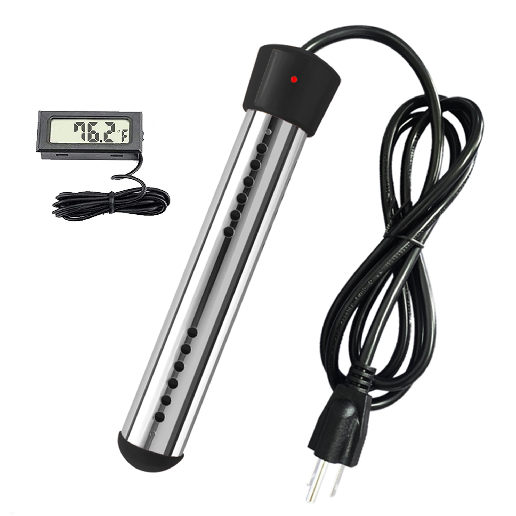 Novashion 1500W Electric Bucket Heater Stainless-Steel Portable Submersible  Water Heater with Digital Thermometer for Inflatable Pool Bathtub, Basin -  Walmart.com