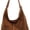 Yellow Brown, variant on Slouchy Suede Shoulder Bag For Women Stylish Underarm Tote Soft Leather Casual Crossbody Handbag Travel Winter Fall