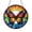 Acrylic 3.5 Inch, variant on Butterfly of Identity Stained Glass Suncatcher Window Hanging, Rainbow Pride Decor, Queer Gift, Symbolic Home Accent