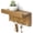 light brown, variant on Small Key Holder for Wall Home Decor Key and Mail Holder for Wall with Shelf Wall Mount Wooden Floating Shelf for for Entryway