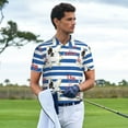 thumbnail image 3 of Gaeub Polo Imprimé Ami Bouledogue pour Hommes, Manches Courtes, Performance de Golf, Extensible, Décontracté, Été, Plage, Moyen, 3 of 6