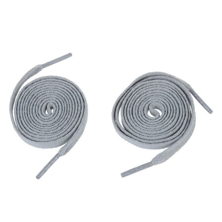 

Trainers Plastic Tips 52.4 Long Flat Wide Shoe Laces Strings 2pcs