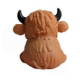 thumbnail image 4 of Mini Highland Cow Squishy Stress Balls, Soft Slow Rise Squishies Stress Relief Sensory Items for Adults, 4 of 7