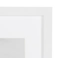 thumbnail image 4 of DesignOvation Gallery Wood Photo Frame Set for Customizable Wall Display, White 11x14 matted to 8x10, Pack of 4, 4 of 9