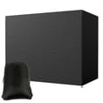 thumbnail image 1 of Matsuzay Cubierta de asiento de columpio de jardín, cómoda y resistente a desgarros, color negro, para muebles de cubierta de columpio de Jardín y Patio, 1 of 6