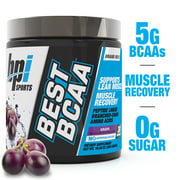 BPI Sports Best BCAA - BCAA Powder - Branched Chain Amino Acids - Muscle Recovery - Muscle Protein Synthesis - Lean Muscle - Improved Performance – Hydration – Grape - 30 Servings - 10.58 oz.
