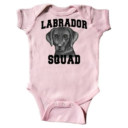 

Inktastic Dog Labrador Squad Gift Baby Boy or Baby Girl Bodysuit