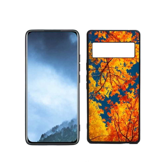 Fall Phone Case, Degined for Google Pixel 6 Pro(2021) Case Men Women, Flexible Silicone Shockproof Case for Google Pixel 6 Pro(2021)