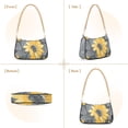 thumbnail image 2 of Sunflowers and LeavesWomen Small Shoulder Bag Crossbody Tote Hobo Bags Purse Clutch Handbags with Chain Strap for Women, 2 of 7