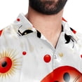thumbnail image 5 of Seven Starred Ladybird Men's Short Sleeve Button Down Spread Collar Beach Shirts, 5 of 6