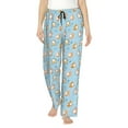 thumbnail image 1 of Balery Corgi Dog 1 Pantalones de pijama para mujer, pijamas ultraligeros, pantalones de estar por casa-3X-Large, 1 of 6