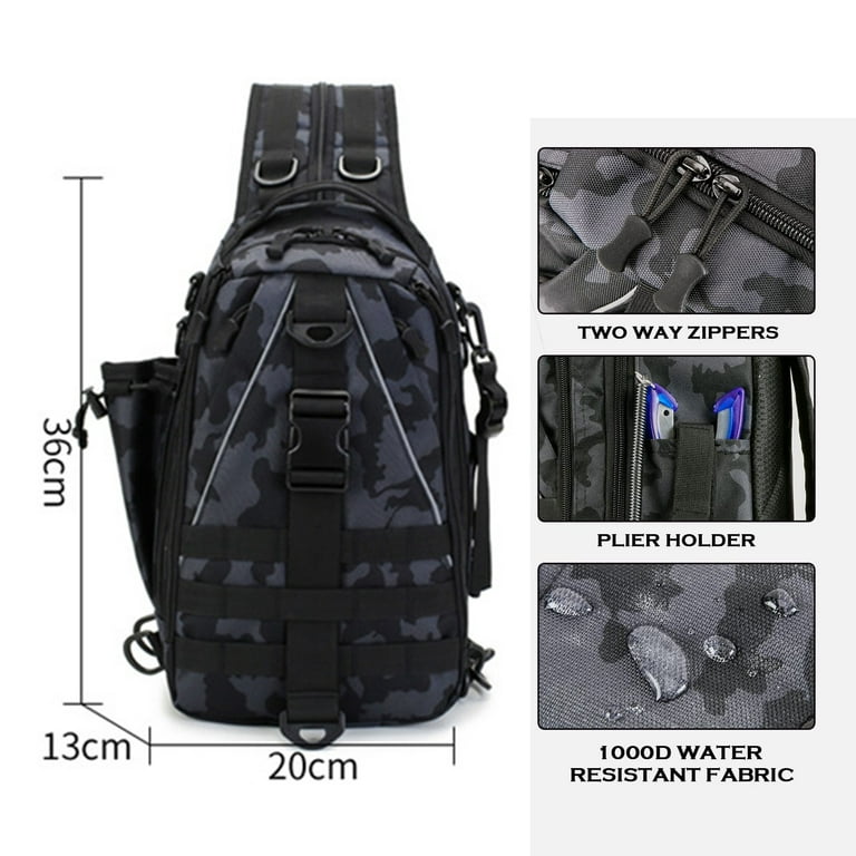 Large Storage Backpack for Fishing, Hiking and Salt Resistant