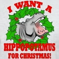 thumbnail image 3 of CafePress - Hippopotamus For Christmas Light T Shirt - Men's Classic Graphic T-Shirt, 3 of 4