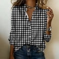 thumbnail image 5 of TaTaai Womens Gradient Print Satin Shirt Long Sleeve Button Down Lapel Collar Blouse Silky Loose Fit Evening Top Gift, 5 of 5