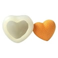 thumbnail image 1 of Molde de silicona con forma de corazón para jabón o vela | Silicona epoxi de grado alimenticio | Antiadherente y resistente al calor | Molde para hacer pudín, gelatina, chocolate o pastel para, 1 of 3