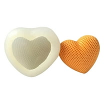 Foqnuq Heart Shaped Silicone Molds Set for Soap Candle Chocolate Cake Jelly Pudding, Food-Grade, Non-Stick, Reusable, Ideal for Weddings & Parties(2in)