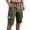 Army Green, variant on OIOLOYJM Mens Cargo Shorts Casual Drawstring Summer Athletic Hiking Bermuda Shorts Relaxed Fit Outdoor Work Shorts with Multi Pockets Army Green L