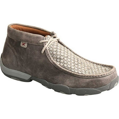

Men s Twisted X MDM0073 Driving Mocs Grey Leather 13 W