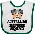 thumbnail image 3 of Inktastic Dog Australian Shepherd Squad Boys or Girls Baby Bib, 3 of 4