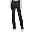 thumbnail image 3 of Wax Jeans Womens/Juniors Luscious Basic Bootcut/Straight Stretch Blue/Black Denim Jeans Pants, 3 of 3