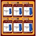 thumbnail image 5 of Horse Boots Splint Boots for Horses Set of 4 Protective Boots Lower Limb Brushing Horse Boots Reusable Front Hind Leg Protection Gear (Blue, M), 5 of 5