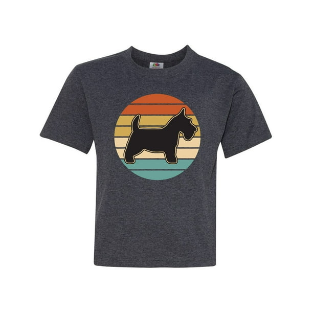 Scottie Dog Gift Vintage Scottish Terrier Youth TShirt