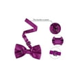 thumbnail image 3 of Men's Bow Ties, Holzlrgus Pre-Tied Adjustable Strap Tuxedo Bowties, 3 of 5
