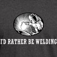 thumbnail image 3 of CafePress - I'd Rather Be Welding Dark T Shirt - Men's Classic Graphic Cotton T-Shirt, 3 of 4