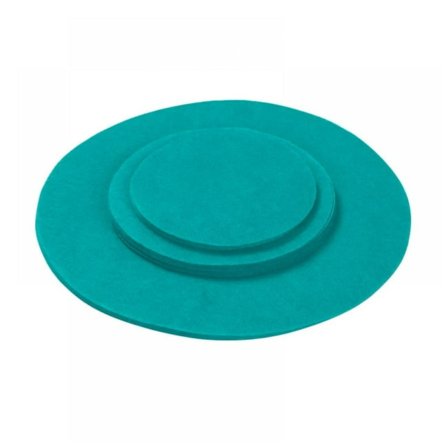 48Pcs Thick Felt Board Dividers 3 Sizes China Dish Storage Protectors For Packing Stacked Porcelain Cookware