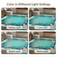thumbnail image 7 of ODIKA 8'x10' Washable Area Rug Non-Slip Chair-Friendly Mat Sea Turtle Ocean Underwater Tropical Coral Reef Animal Scene for Dining Room, Large Office, Lounge, 7 of 7
