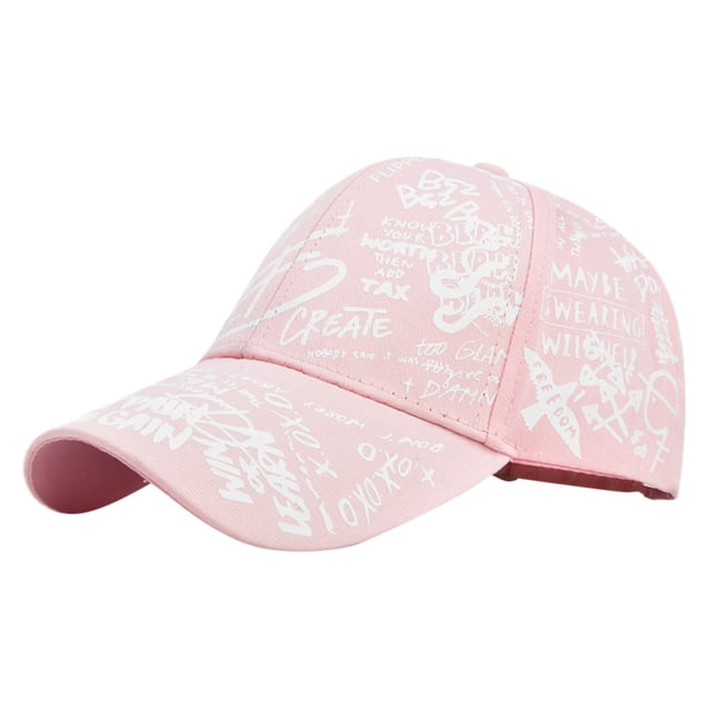 WEIYLL Baseball Cap Women Casual Regular Youth Retro Letters Colorful High Street Personality Visors