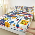 thumbnail image 3 of Castle Fairy Kids Boys Girls Kawaii Colorful Car Full Size Sheets,Cute Bed Sheets, 3 of 7