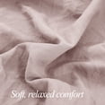thumbnail image 3 of Ensemble de draps en microfibre ultra-douce prélavée Mainstays, Twin-XL, Rougeur rosée, 3 pièces, 3 of 9