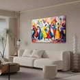 thumbnail image 3 of Abstract Art Modern Decorative Painting Women Dancing Framed Canvas Poster Bedroom Decor Sports Landscape Office Room Decor Gift,Frame-style,12x18inch(30x45cm), 3 of 8