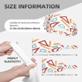thumbnail image 2 of colorful Math ruler Print Headbands for Women Men, Workout Elastic Sweat Band for Yoga Running Cycling Gym Exercise Non Slip Head Bands for Women's Hair, 2 of 5