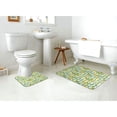 thumbnail image 4 of Yiaed Lemon Print Bathroom Mat Set 2 Pieces Mat Anti-Skid Pad Ultra Soft and Absorbent Bathroom Bath Mat Contour Bath Rugs for Toilet Base, 4 of 6