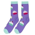 thumbnail image 4 of Crazy Socks, Womens, Food, Cupcakes, Crew Socks, Novelty Silly Fun Cute, 4 of 5