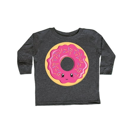 

Inktastic Hot Pink Donut Gift Toddler Boy or Toddler Girl Long Sleeve T-Shirt