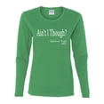 thumbnail image 2 of Wild Bobby, Ain't I Though? Sojourner Truth 1851, Womens Graphic Long Sleeve Tees, Kelly, Large, 2 of 3