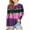 Purple, variant on Spazoro Kids Girls Pullover Shirts Tee, Round Neck Spring and Summer Long Sleeve Fashion Printed Casual Tops for Child Girls Gray Size 9 T