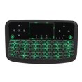 thumbnail image 2 of Graflsoa Clavier Sans Fil 2.4GHz avec Pavé Tactile, Rétroéclairage 4 Couleurs, pour Android TV Box, PC, Télévision Intelligente, Noir (Batterie Non Incluse), 2 of 7