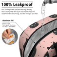 thumbnail image 5 of Black Cat and Dot Pink Pattern Insulated Leakproof Lunch Box for Work, Lunch Bag for Women Men, Loncheras Para Mujer for Beach Travel Picnic Camping, 5 of 6